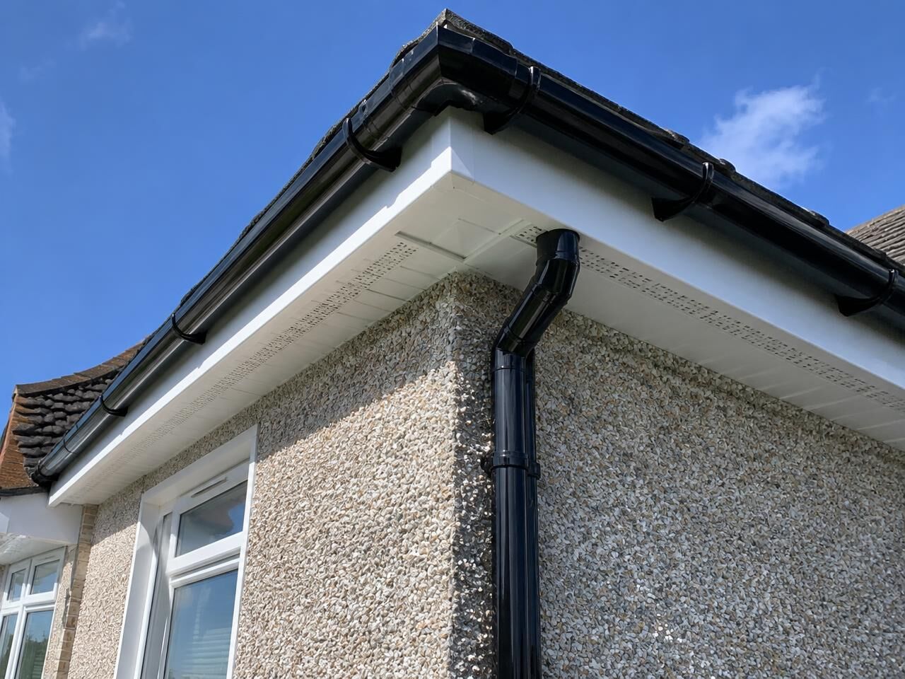 New gutters, fascia and soffits